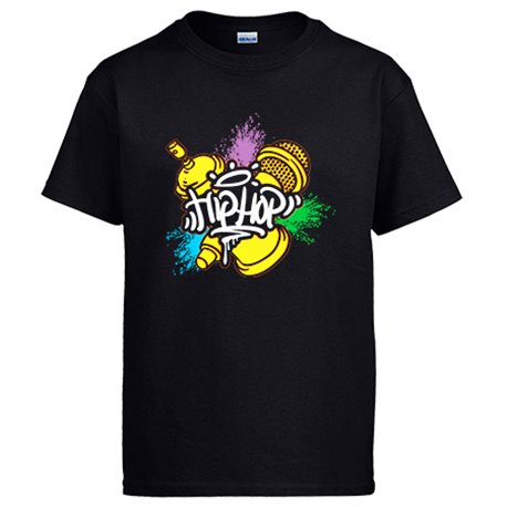 Camiseta Hip Hop rimas y graffiti