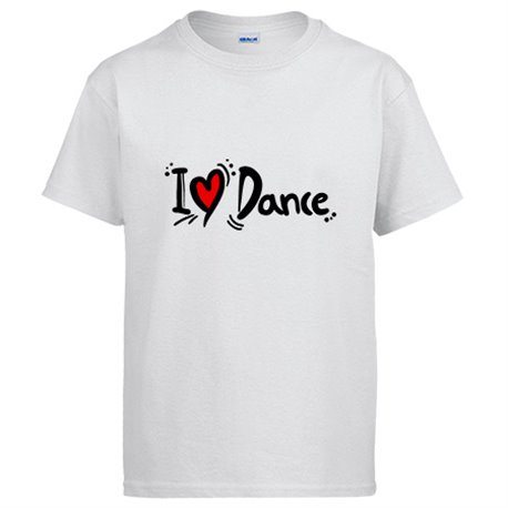 Camiseta I Love Dance