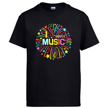 Camiseta I Love Music Party