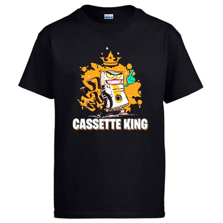 Camiseta Music Cassete King