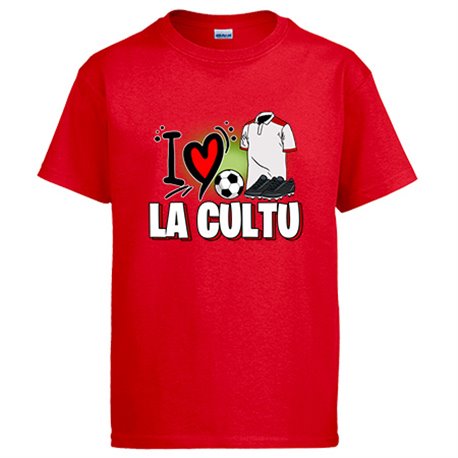 Camiseta para enamorado de su equipo de fútbol de la Cultu