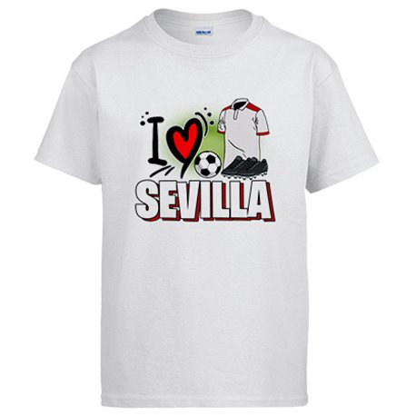 Camiseta para enamorado de su equipo de fútbol de Sevilla
