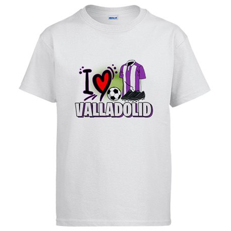 Camiseta para enamorado de su equipo de fútbol de Valladolid