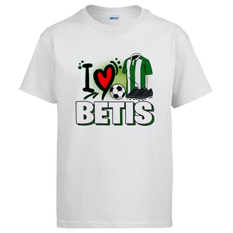 Camiseta para enamorado de su equipo de fútbol del Betis