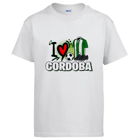 Camiseta para enamorado de su equipo de fútbol del Córdoba