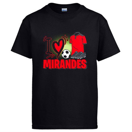 Camiseta para enamorado de su equipo de fútbol del Mirandés