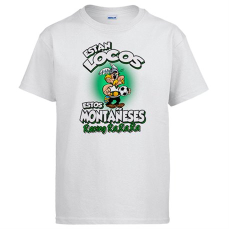 Camiseta parodia de Asteris para aficionados al fútbol del Racing