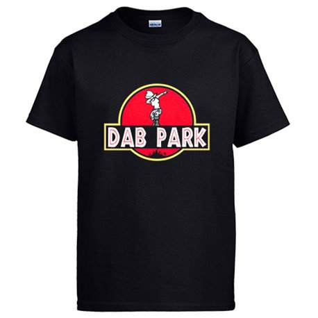 Camiseta parodia para gamer pose baile dab park