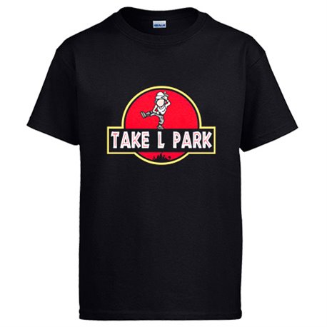 Camiseta parodia para gamer pose baile Take L park