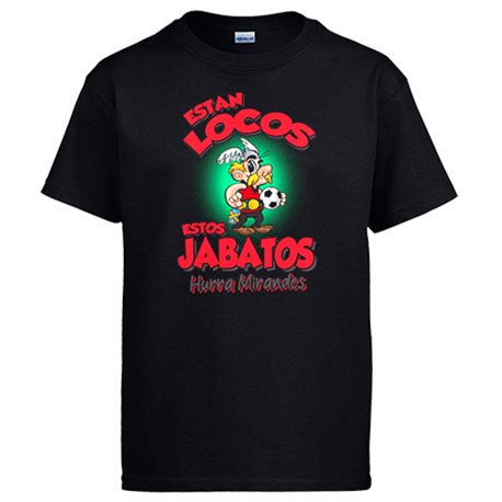 Camiseta parodia de Asteris para aficionados al fútbol del Mirandés