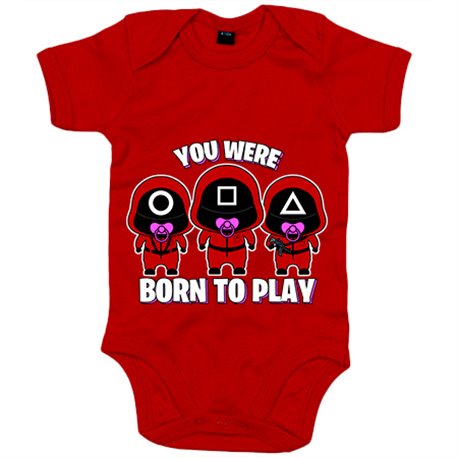 Body bebé you were born to play nacido para jugar al calamar parodia