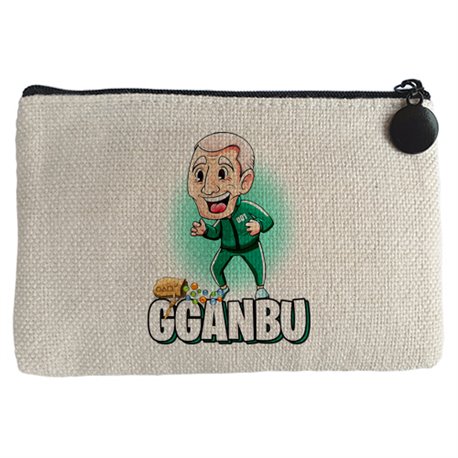Monedero parodia gganbu del juego de las canicas del calamar