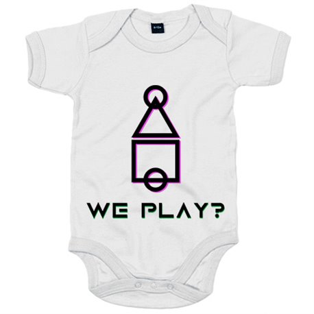 Body bebé frase we play al juego del calamar