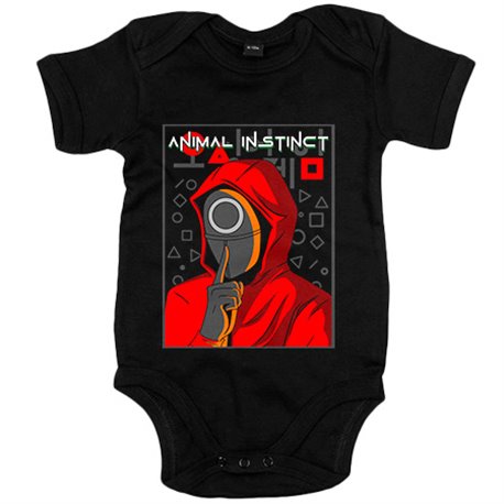 Body bebé ilustración del soldado de círculo del calamar