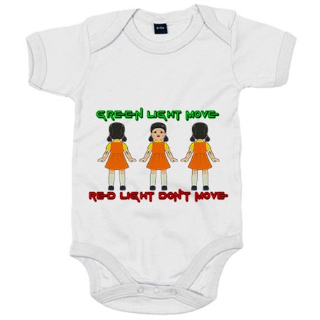 Body bebé parodia del calamar green light red light dont move