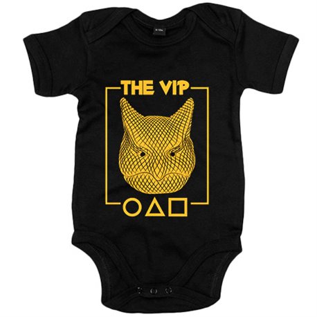 Body bebé parodia del calamar del vip buho enmascarado que controla el juego