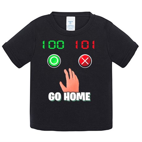 Camiseta bebé parodia decisión seguir jugando al calamar