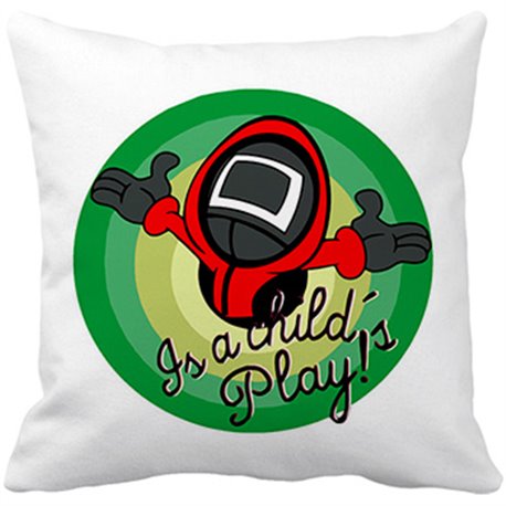 Cojín con relleno parodia del calamar divertida eso es todo amigos