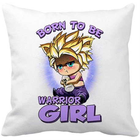 Cojín con relleno nacida para ser super guerrera