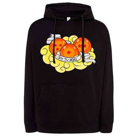 Sudadera ilustración frase soy tu deseo cumplido regalo para enamorados y padres recién nacido