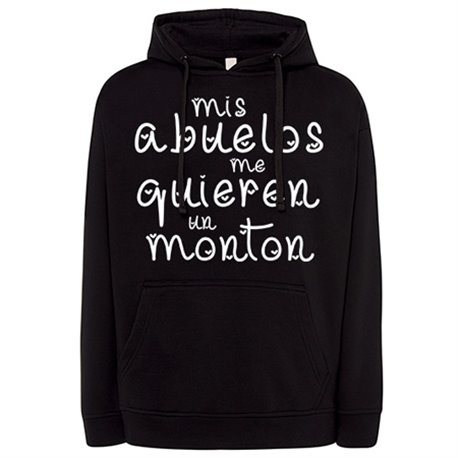 Sudadera Mis abuelos me quieren un montón