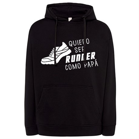 Sudadera Quiero ser runner como papá