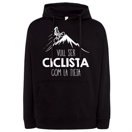 Sudadera Vull ser ciclista com la tieta