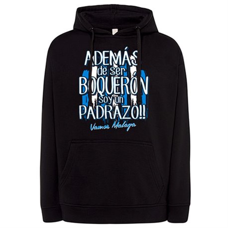 Sudadera además de ser Boquerón soy un padrazo futbolero de Málaga