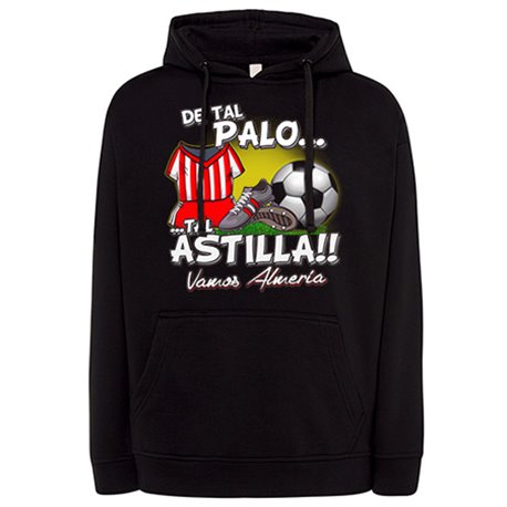 Sudadera de tal palo tal astilla de Almería para aficionado al fútbol
