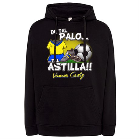 Sudadera de tal palo tal astilla de Cádiz fútbol para aficionado al fútbol