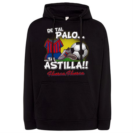 Sudadera de tal palo tal astilla de Huesca para aficionado al fútbol