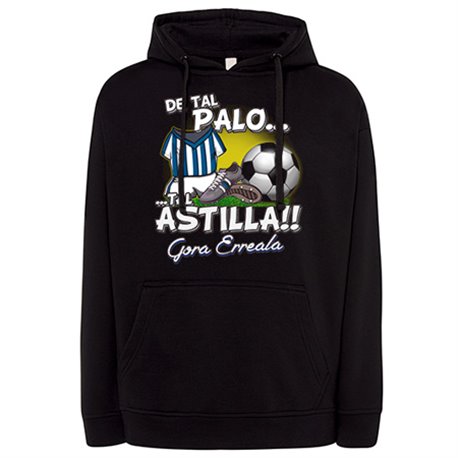 Sudadera De tal palo tal astilla de la real para aficionado al fútbol