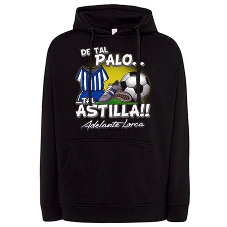 Sudadera de tal palo tal astilla de Lorca para aficionado al fútbol