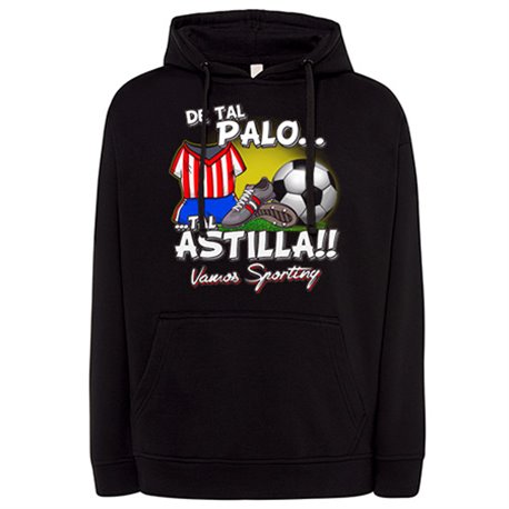 Sudadera de tal palo tal astilla de Sporting para aficionado al fútbol