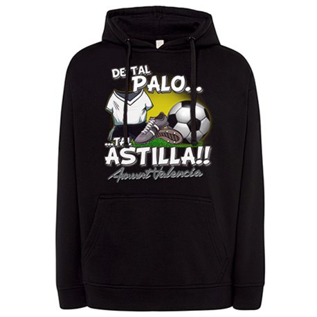 Sudadera de tal palo tal astilla de Valencia para aficionado al fútbol