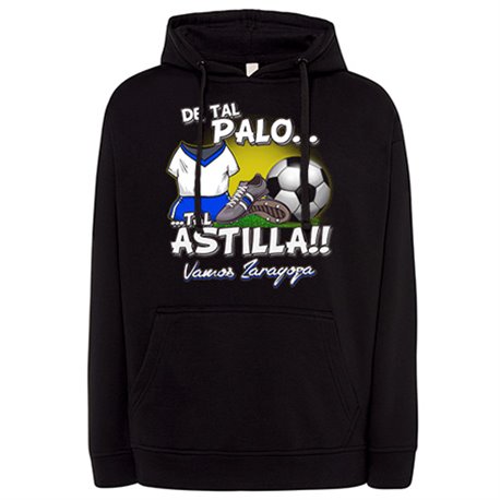 Sudadera de tal palo tal astilla de Zaragoza para aficionado al fútbol