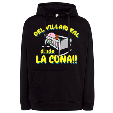 Sudadera del Villarreal desde la cuna para aficionado al fútbol