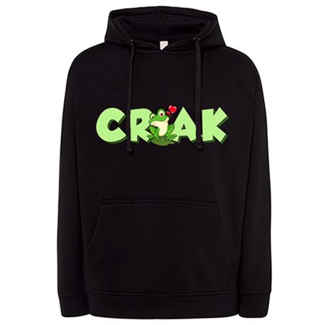 Sudadera dibujo divertido amor de una rana