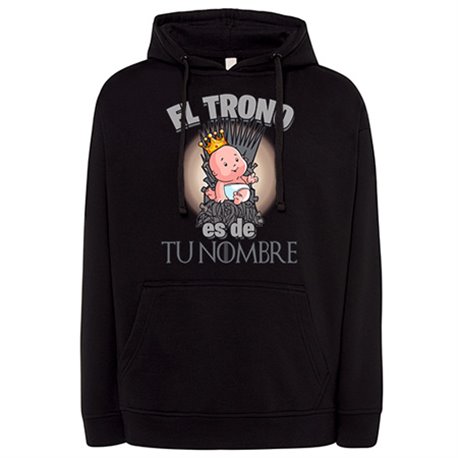 Sudadera el trono es de niño personalizable con nombre