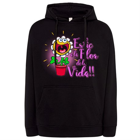 Sudadera Estic a la flor de la vida rosa