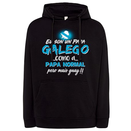 Sudadera Eu son un papa Galego com a papa normal pero mais guay