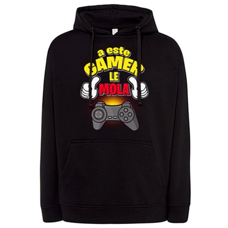 Sudadera frase a este gamer le mola jugar a la consola