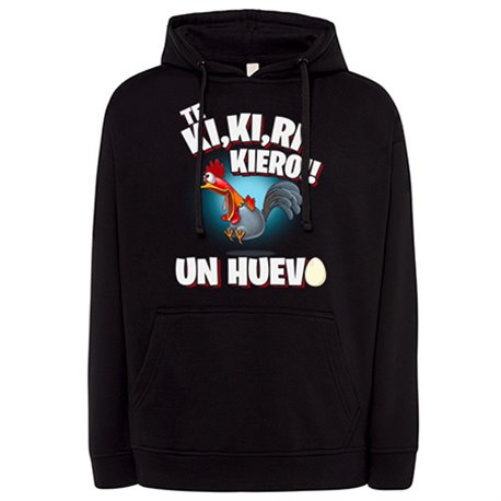 Sudadera frase divertida te quiero un huevo