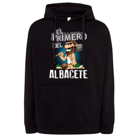 Sudadera frase el primero del Albacete para hincha de su equipo de fútbol