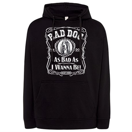Sudadera frase perro raza Basset Hound Bad dog as bad as I wanna be