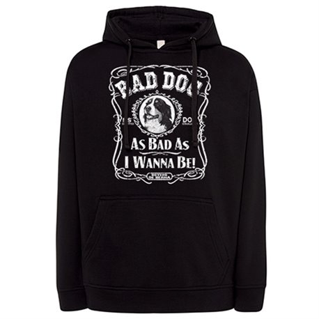Sudadera frase perro raza Boyero de Berna Bad dog as bad as I wanna be