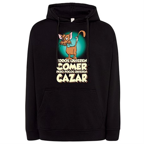 Sudadera gato callejero frase divertida
