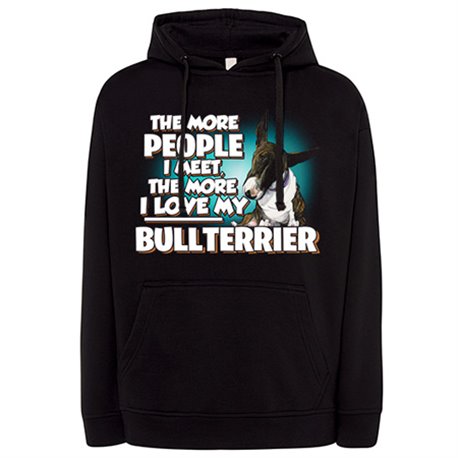 Sudadera I love my Bullterrier Atigrado raza perro