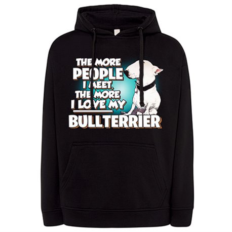 Sudadera I love my Bullterrier raza perro