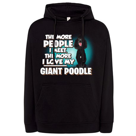 Sudadera I love my Giant Poodle raza perro